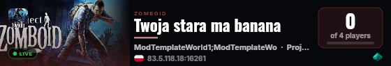 Twoja stara ma banana live status badge