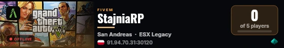 StajniaRP live status badge