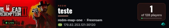 teste live status badge