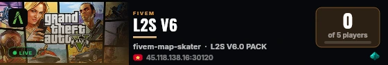 L2S V6 live status badge
