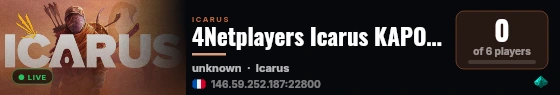 4Netplayers Icarus KAPOUET live status badge
