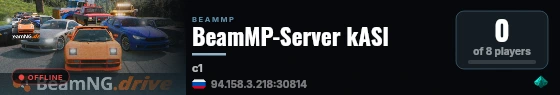 BeamMP-Server kASl live status badge