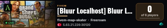 [Bluur Localhost] Bluur Localhost live status badge
