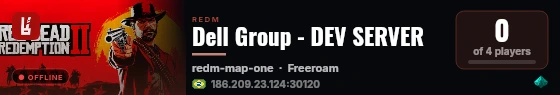 Dell Group - DEV SERVER live status badge
