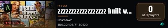 zzzzzzzzzzzzzzzzzz built with FiveM Basic Server! live status badge