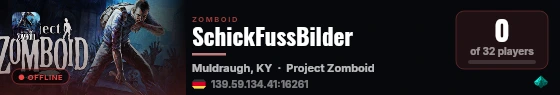 SchickFussBilder live status badge