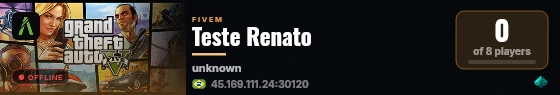 Teste Renato  live status badge