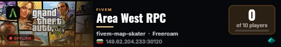 Area West RPC live status badge