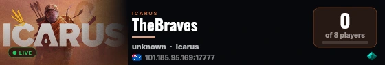 TheBraves live status badge