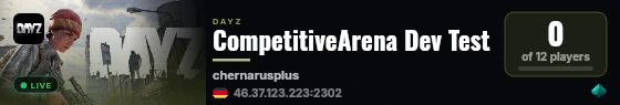 CompetitiveArena Dev Test live status badge