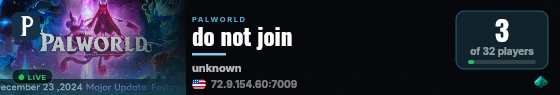 do not join live status badge