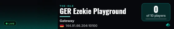 GER Ezekie Playground live status badge