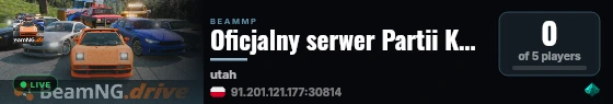 Oficjalny serwer Partii KPJŻ live status badge