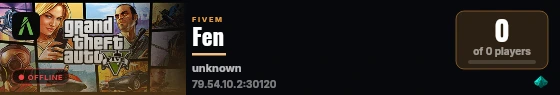 Fen live status badge