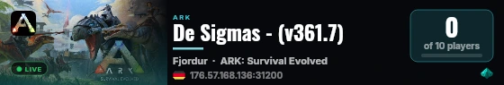 De Sigmas - (v361.7) live status badge
