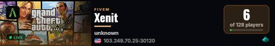 Xenit live status badge