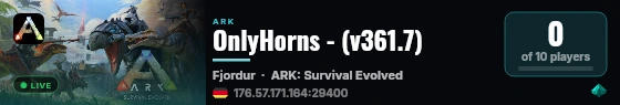 OnlyHorns - (v361.7) live status badge