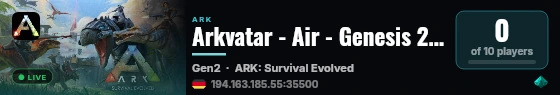 Arkvatar - Air - Genesis 2 - (v358.24) live status badge