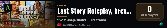 Last Story Roleplay, brevemente! live status badge