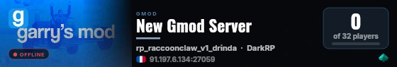 New Gmod Server live status badge