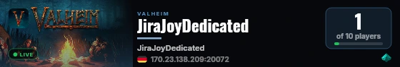 JiraJoyDedicated live status badge