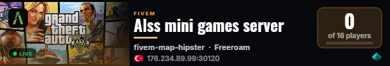 Alss mini games server live status badge