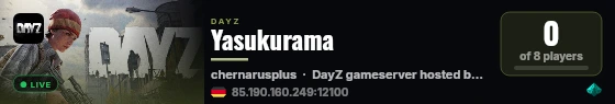 Yasukurama live status badge