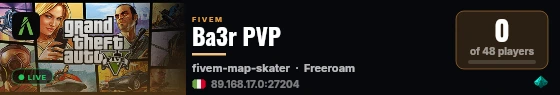 Ba3r PVP live status badge