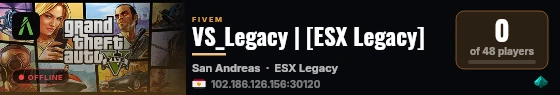 VS_Legacy | [ESX Legacy] live status badge