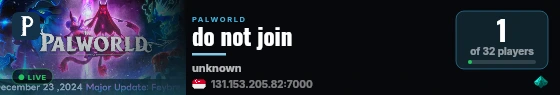 do not join live status badge