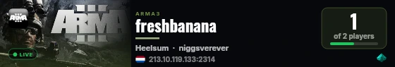 freshbanana live status badge