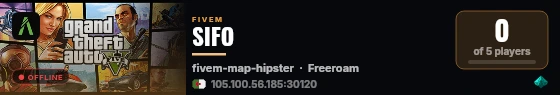 SIFO live status badge