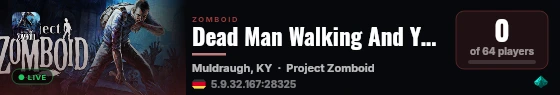 Dead Man Walking And You`ll Be Next! live status badge