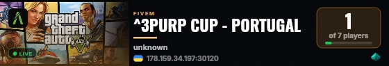 ^3PURP CUP - PORTUGAL live status badge