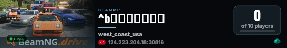 ^b破产车手的车库 live status badge