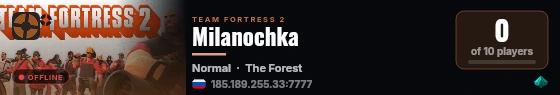 Milanochka live status badge