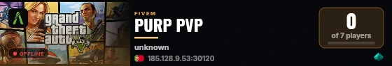 PURP PVP live status badge