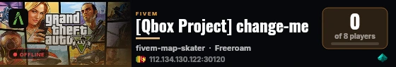 [Qbox Project] change-me live status badge