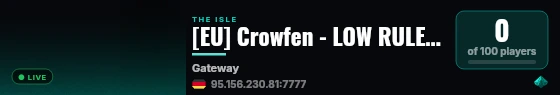 [EU] Crowfen - LOW RULES - STORAGE - FAST Q live status badge