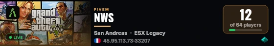 NWS live status badge