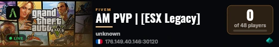 AM PVP | [ESX Legacy] live status badge