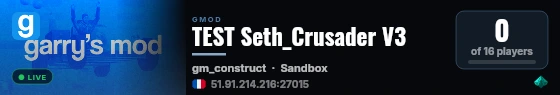 TEST Seth_Crusader V3 live status badge