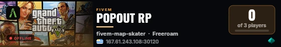 POPOUT RP live status badge