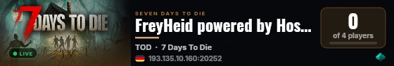 FreyHeid powered by Host-Unlimited.de live status badge