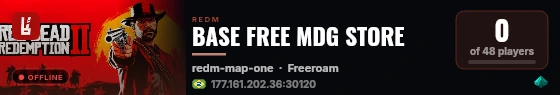 BASE FREE MDG STORE live status badge
