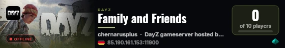 Family and Friends live status badge