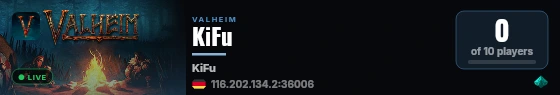 KiFu live status badge