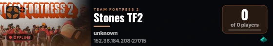 Stones TF2 live status badge