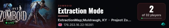 Extraction Mode live status badge