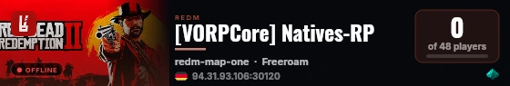 [VORPCore] Natives-RP live status badge